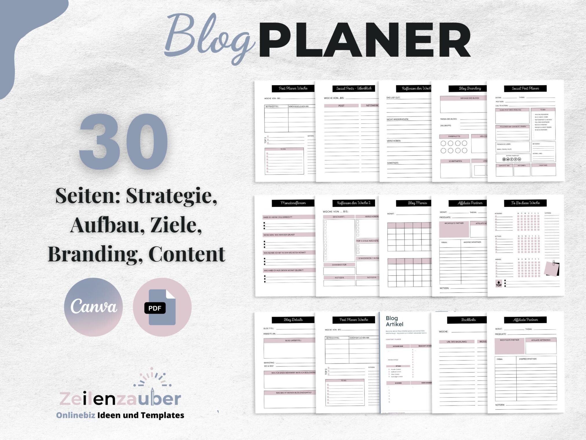 Blogplaner Produktbild