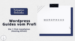 Wordpress 1 Click Installation - Beitragsbild