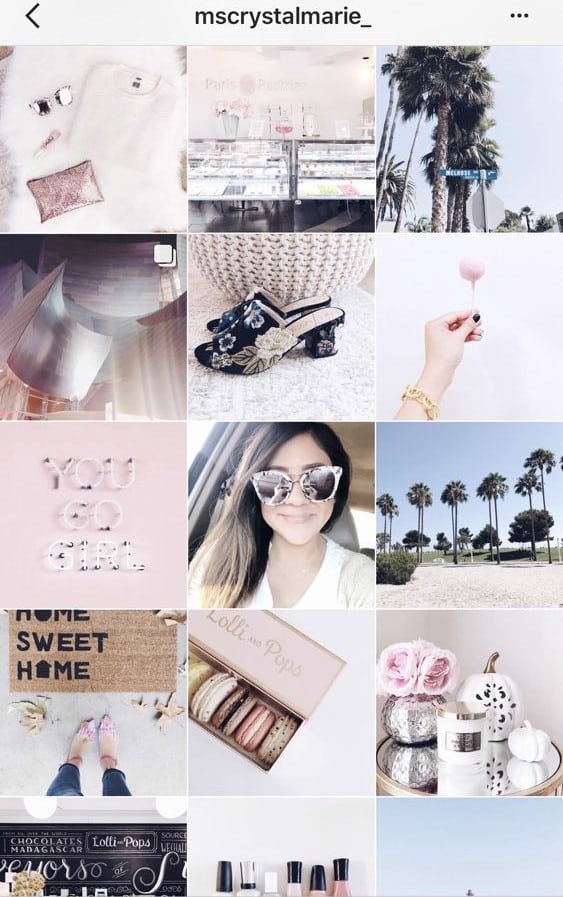 Instagram Feed Design - Beispiel Feed