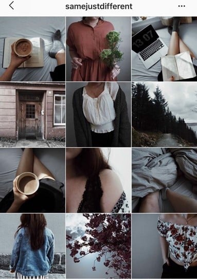 Instagram Feed Design - Beispiel Feed