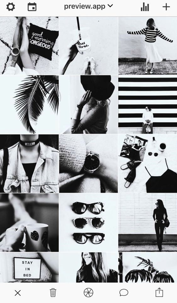 Instagram Feed Design - Beispiel Feed