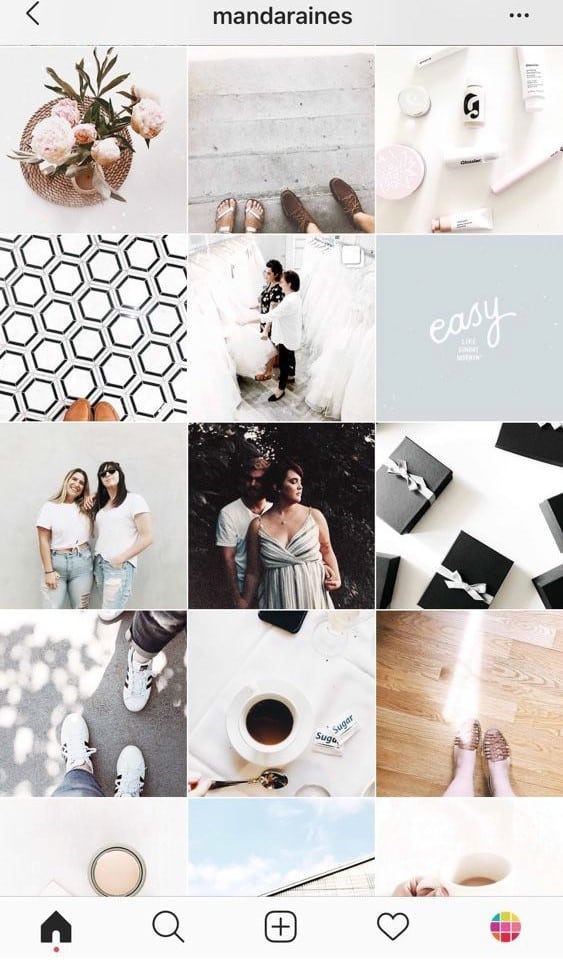 Instagram Feed Design - Beispiel Feed