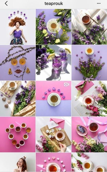 Instagram Feed Design - Beispiel Feed