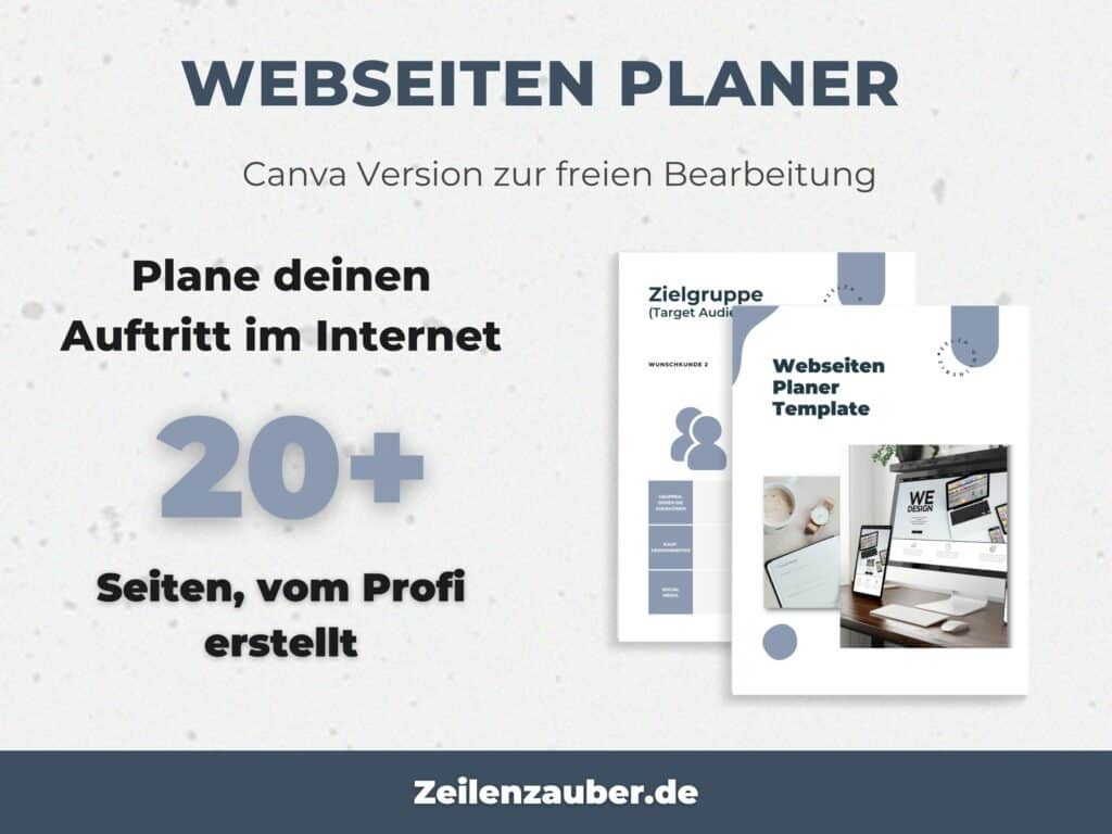Webseiten Planer - Produktgrafik