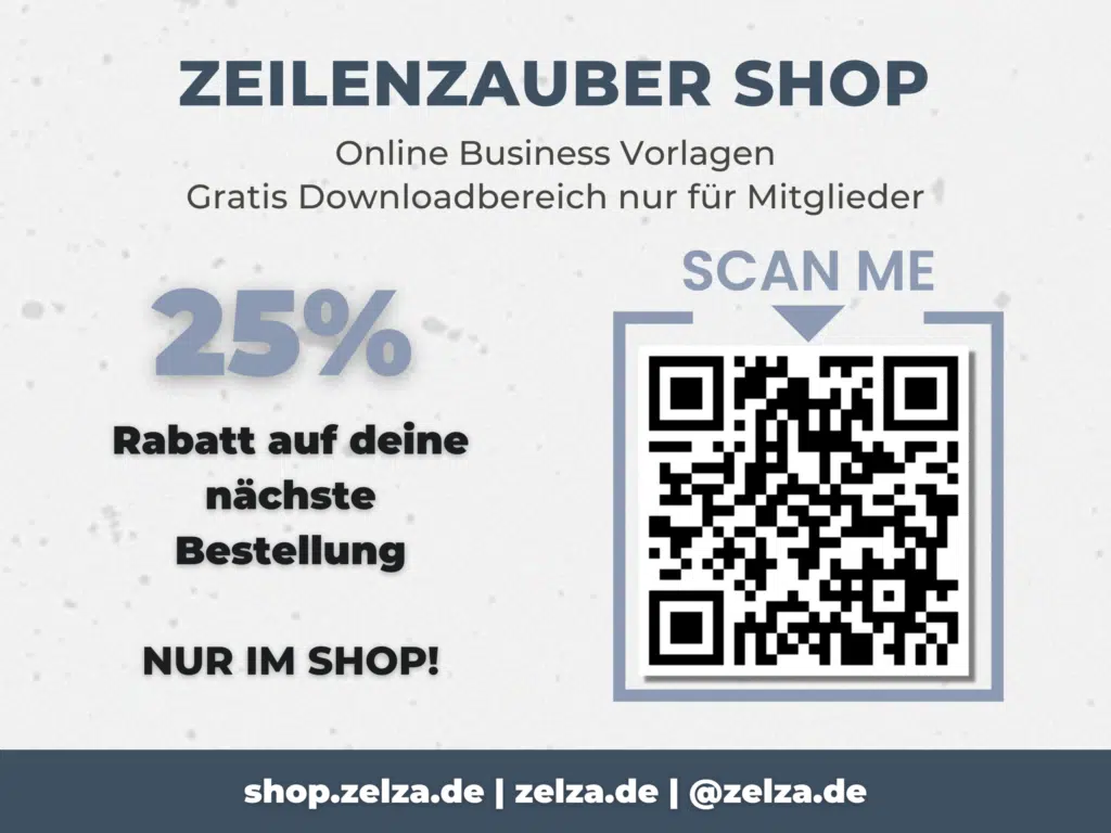 Zeilenzauber Shop
