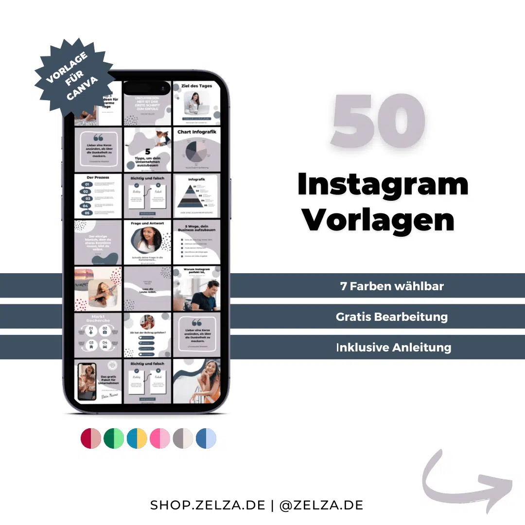 50 Instagram Vorlagen